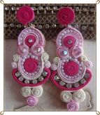 Maxi Brincos Tons de Rosa